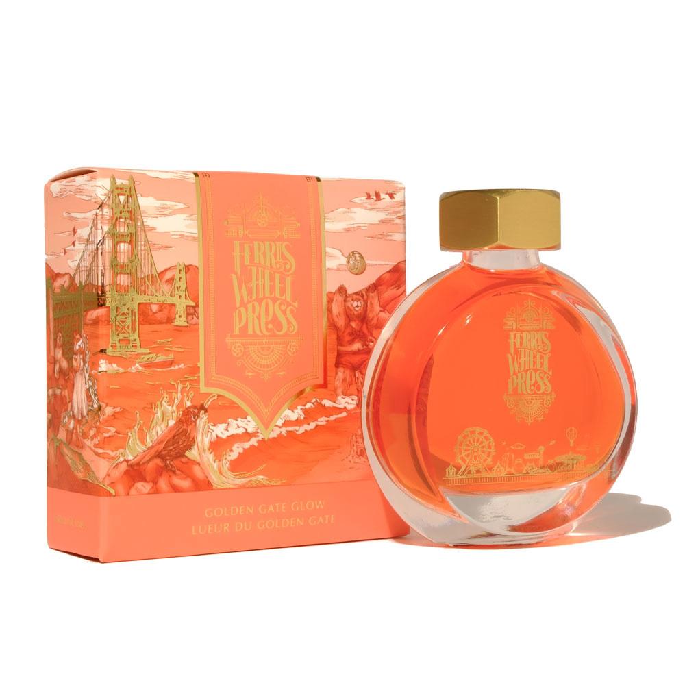 Ferris Wheel Press Fountain Pen Ink 38ml - Golden Gate Glow